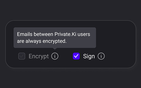 End to end encryption